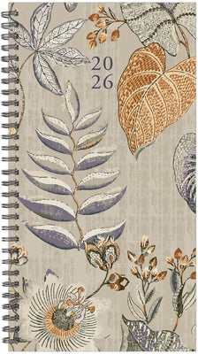 Organic Tapestry 2026 3.5 X 6.5 Softcover Weekly Spiral by Willow Creek Press