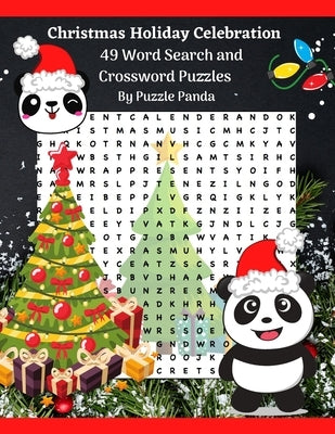 Christmas Holiday Celebration Word Search & Cross Word Puzzles By Puzzle Panda by Conner, Kasey