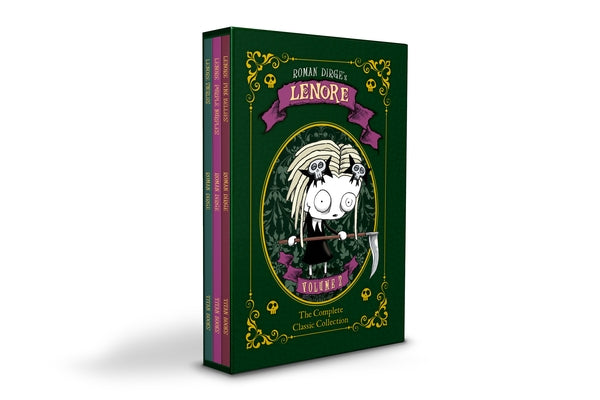 Lenore Slipcase Set (Swirlies, Purple Nurples, Pink Bellies) by Dirge, Roman