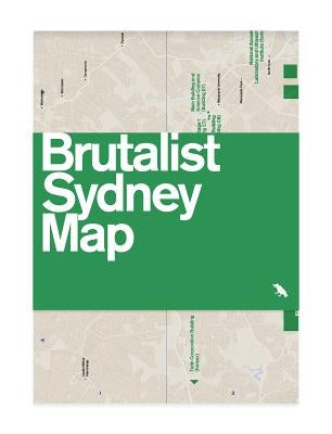 Brutalist Sydney Map by Harper, Glenn