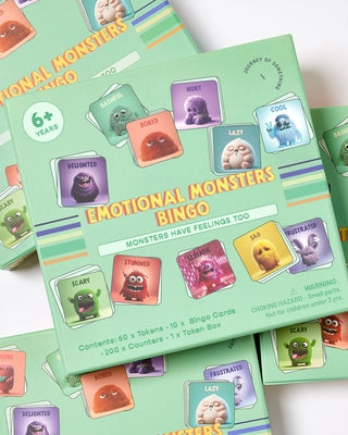 Emotional Monsters Bingo - Fun & Educational Game for Kids - Learn Emotions Through Play by Something, Journey Of