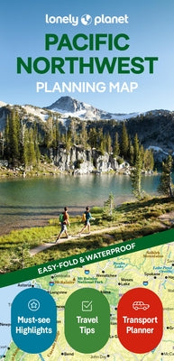 Lonely Planet Pacific Northwest Planning Map by Bigg, Margot