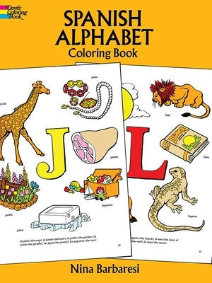Spanish Alphabet Coloring Book by Barbaresi, Nina