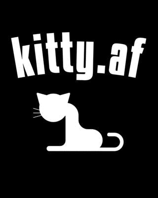Kitty.af: Birthday Gift For Ex Girlfriend - Funny, Naughty, Dirty, Sexy, Rude Sayings Anniversary, Valentines Gift For Ex - Black Lined Composition No by Flowers, Violette