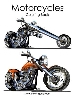 Motorcycle Coloring Book 1 by Snels, Nick