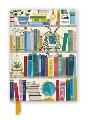 Georgia Breeze: Bookshelves (Foiled Blank Journal) by Flame Tree Studio