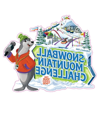 Vbs 2026 Snowball Mountain Challenge Iron-On Transfers (Pkg of 12): Find Your Strength in God by Cokesbury