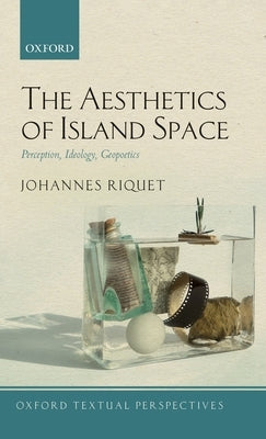 Aesthetics of Island Space: Perception, Ideology, Geopoetics by Riquet, Johannes