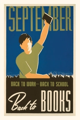 Vintage Journal September, Back to Books Poster by Found Image Press
