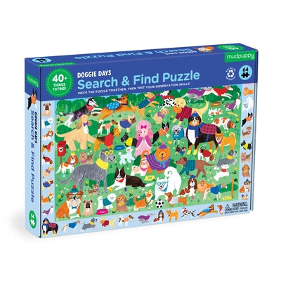 Doggie Days 64 PC Search & Find Puzzle by Mudpuppy