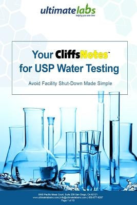 your cliffsnotes for usp water testing by Ultimate Labs
