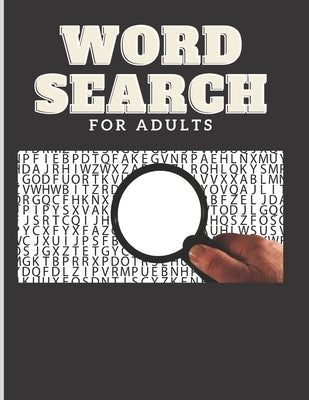 Word Search For Adults: Easy To Intermediate Word Search Difficulty Level Adult Word Search Puzzles With Solutions 8.5x11 Inches 125 Pages by Stokes, Aaron