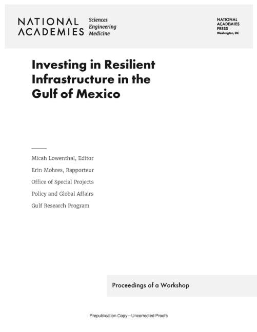 Investing in Resilient Infrastructure in the Gulf of Mexico: Proceedings of a Workshop by National Academies of Sciences Engineeri
