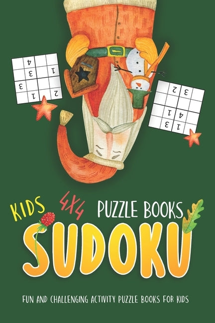 Kids Sudoku Puzzle Books: Brain Games For Kids Improve Memory, Logic And Critical Thinking Skills 4x4 by Puzzles, Novedog