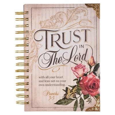 Christian Art Gifts Journal W/Scripture for Women Trust in the Lord Butterfly Proverbs 3:4 Bible Verse Burgundy 192 Ruled Pages, Large Hardcover Noteb by Christianart Gifts