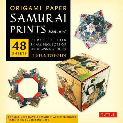 Origami Paper - Samurai Prints - Small 6 3/4 - 48 Sheets: Tuttle Origami Paper: Origami Sheets Printed with 8 Different Designs: Instructions for 6 Pr by Tuttle Publishing