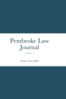 Pembroke Law Journal Volume 2 by Tucker, Michael