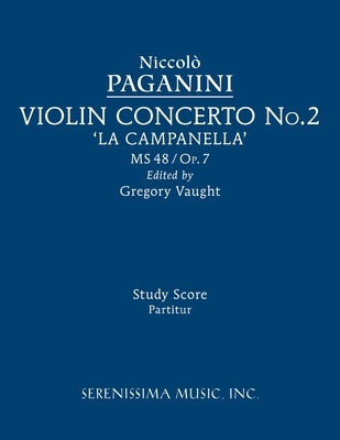 Violin Concerto No.2, MS 48: Study score by Paganini, Nicolo