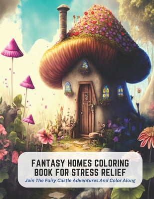 Fantasy Homes Coloring Book for Stress Relief: Join The Fairy Castle Adventures And Color Along by Figueroa, Diana