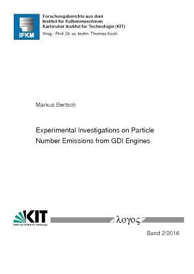 Experimental Investigations on Particle Number Emissions from Gdi Engines by Bertsch, Markus