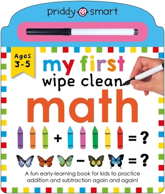 My First Wipe Clean: Math by Priddy, Roger