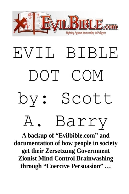Evil Bible Dot Com by Barry, Scott