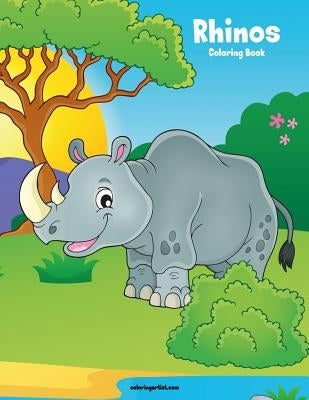Rhinos Coloring Book 1 by Snels, Nick