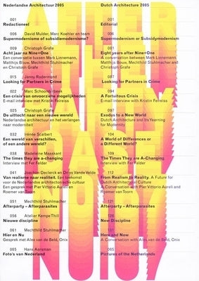 OASE 67: After the Party: Dutch Architecture 2005 by Grafe, Christoph