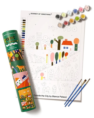 Outside the City Paint by Numbers Kit - Easy & Fun Painting Set for Kids Ages 5 to 12 by Something, Journey Of