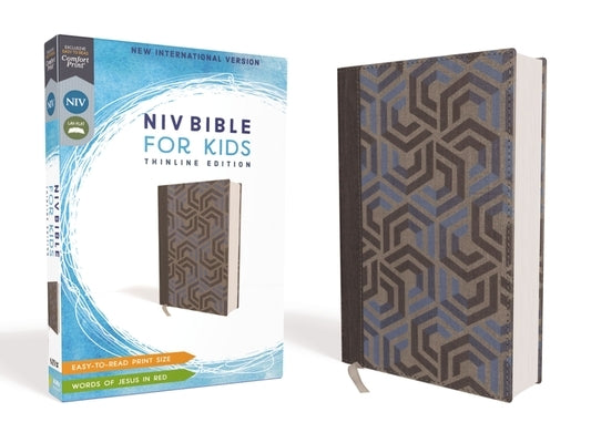 Niv, Bible for Kids, Cloth Over Board, Blue, Red Letter, Comfort Print: Thinline Edition by Zondervan