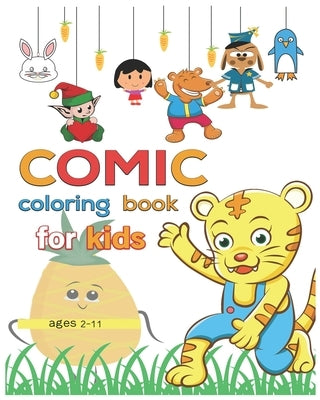coloring book comic for kids ages 2-11 by Alfaifi, Abdulrhman