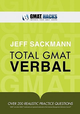 Total GMAT Verbal by Sackmann, Jeff