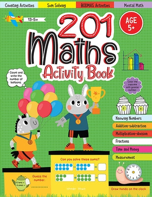 201 Maths Activity Book: Fun Activities and Math Exercises by Wonder House Books