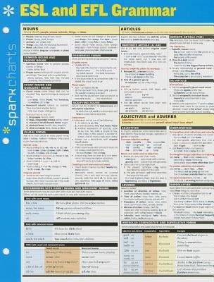 ESL and Efl Grammar Sparkcharts: Volume 16 by Sparknotes