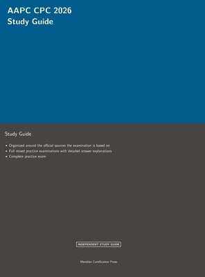 AAPC CPC 2026 Study Guide by Meridian Certification Press
