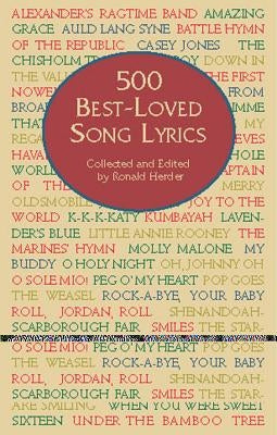 500 Best-Loved Song Lyrics by Herder, Ronald