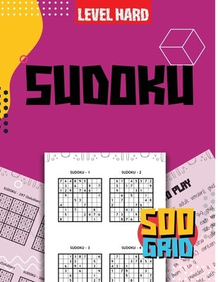 SUDOKU Book for Adults: Hard Sudoku Games for Adults, Sudoku Puzzle Books, 500 Puzzle Sudoku by Bidden, Laura