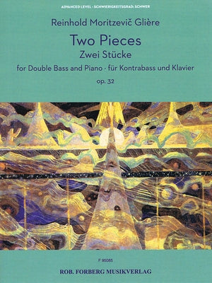 Two Pieces Op. 32 for Double Bass and Piano by Gliere, Reinhold