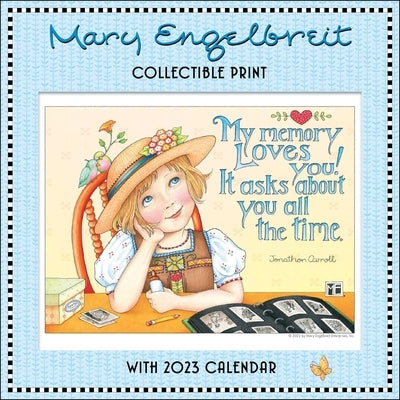 Mary Engelbreit's 2023 Collectible Print with Wall Calendar by Engelbreit, Mary