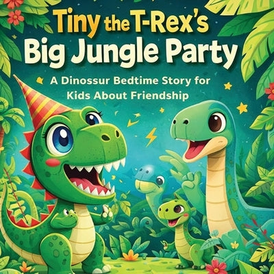 Tiny the T-Rex's Big Jungle Party - A Dinosaur Bedtime Story for Kids About Friendship by Balta, Aj
