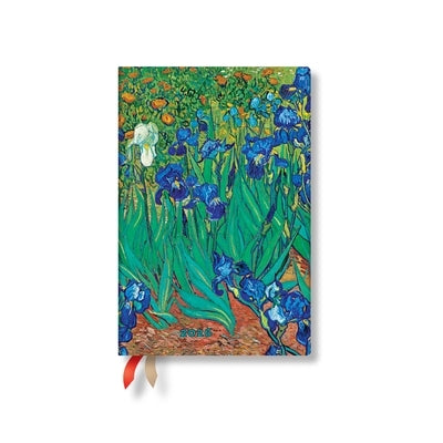 Paperblanks 2026 Van Gogh's Irises Van Gogh's Irises 12-Month Planner Mini Horizontal Elastic Band 160 Pg 100 GSM by Paperblanks