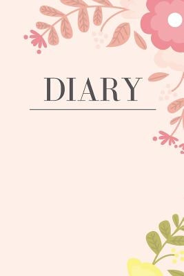 Diary: Pink Floral Rose Gold by Prompts, Writing
