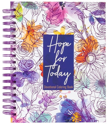 Hope for Today: 80 Days of Strength for Depression & Anxiety - Devotional Coloring Book by Majestic Expressions