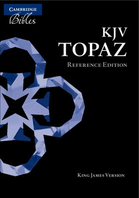 KJV Topaz Reference Edition, Black Calf Split Leather, Kj674: Xr by 