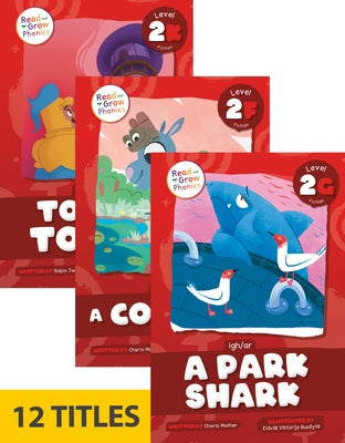 Read and Grow Phonics Fiction Level 2 (Set of 12) by Various