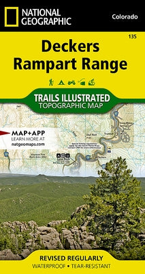 Deckers, Rampart Range Map by National Geographic Maps