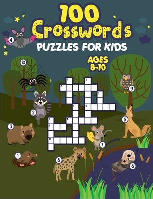 100 Crosswords Puzzles for Kids ages 8-10 by Claire, Ederly