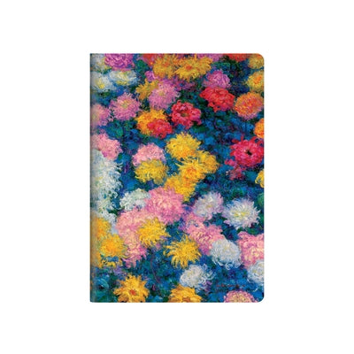 Monet's Chrysanthemums A5 Unlined Softcover Cahier, 80pg, 100gsm by Paperblanks (Monet's Chrysanthemums) by Paperblanks