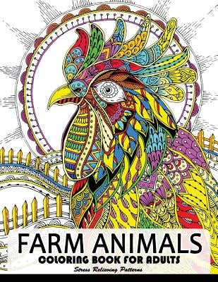 Farm Animal Coloring Books for Adults: Animal Relaxation and Mindfulness (Duck, Horse, Cow, Chicken, rabbit, pig and friend) by Tiny Cactus Publishing