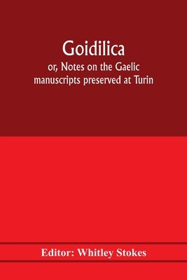 Goidilica; or, Notes on the Gaelic manuscripts preserved at Turin, Milan, Berne, Leyden, the monastery of S. Paul, Carinthia, and Cambridge, with eigh by Stokes, Whitley